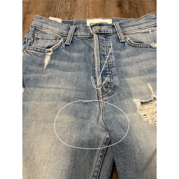 Mother Women's The Tomcat Ankle Jean Size 25 - Picture 9 of 12
